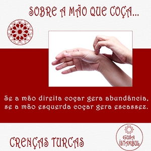 Quando a m&atilde;o direita co&ccedil;a gera abund&acirc;ncia, se a m&atilde;o esquerda co&ccedil;ar gera escassez